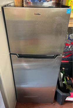 Danby Stainless Mini Fridge w/ Freezer - Energy Star - Works Great