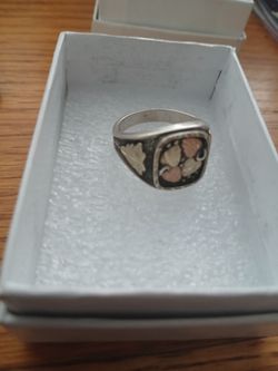 Men's 12kt Black Hills Gold Ring