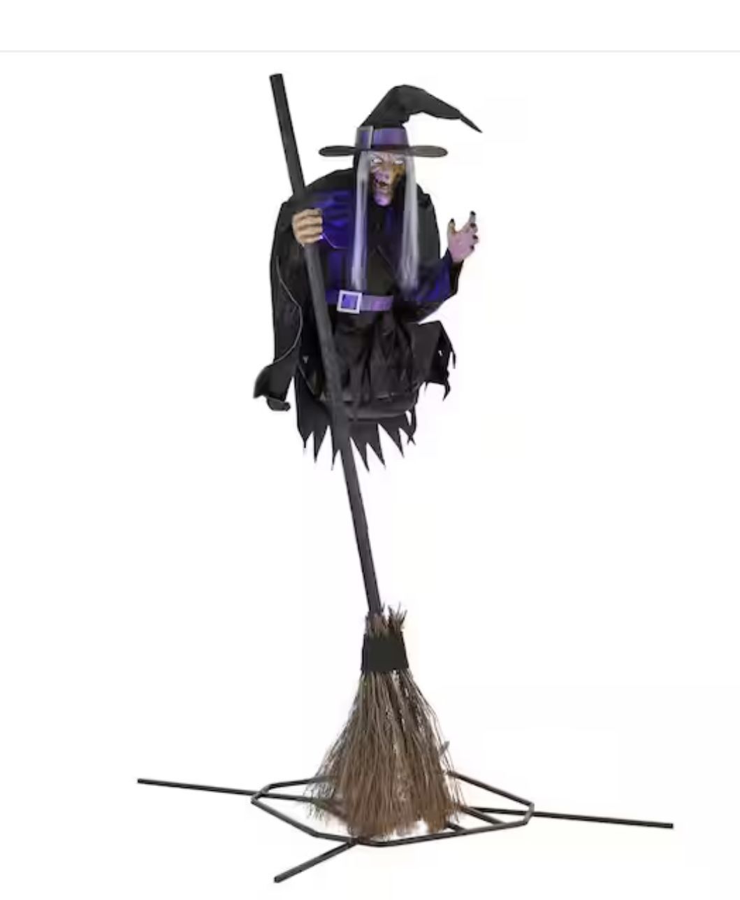 12ft Home Depot Hovering Witch On A Broom