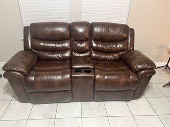 Brown couch’s need gone