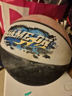 Game On Rubber Basketball - Already Inflated & Ready to Go!