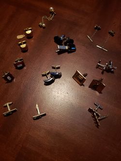 Cufflinks and tie pin