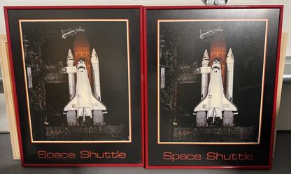NASA Space Shuttle Discovery Framed Posters – Set of 2