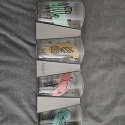 4 Water Glasses