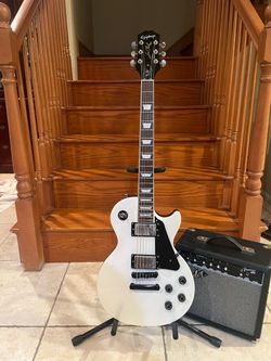 Epiphone Les Paul Muse (Mint) w/ Fender Amp