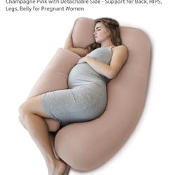 Pregnancy Pillow With Cooling Cover 