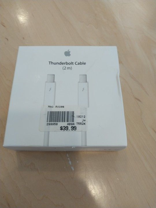Apple Thunderbolt Cable (2m) Never Used