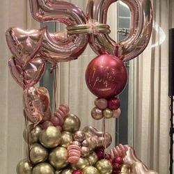 Balloons Bouquet - Happy Birthday - Anniversary 