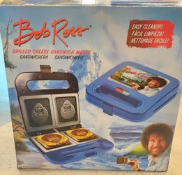 Make Happy Little Sandwiches with this New  Bob Ross Grilled Cheese Sandwich Toaster