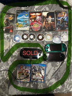 Japanese 13 PSP games & 2  VITA Games
