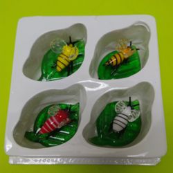 Small Glass Bee Figurines