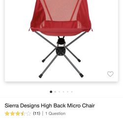 Sierra designs Micro Chair
