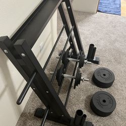 Dumbbell Set And Rack