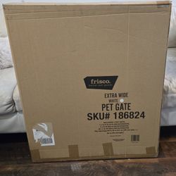 NIB Adjustable Pet Gate With Door