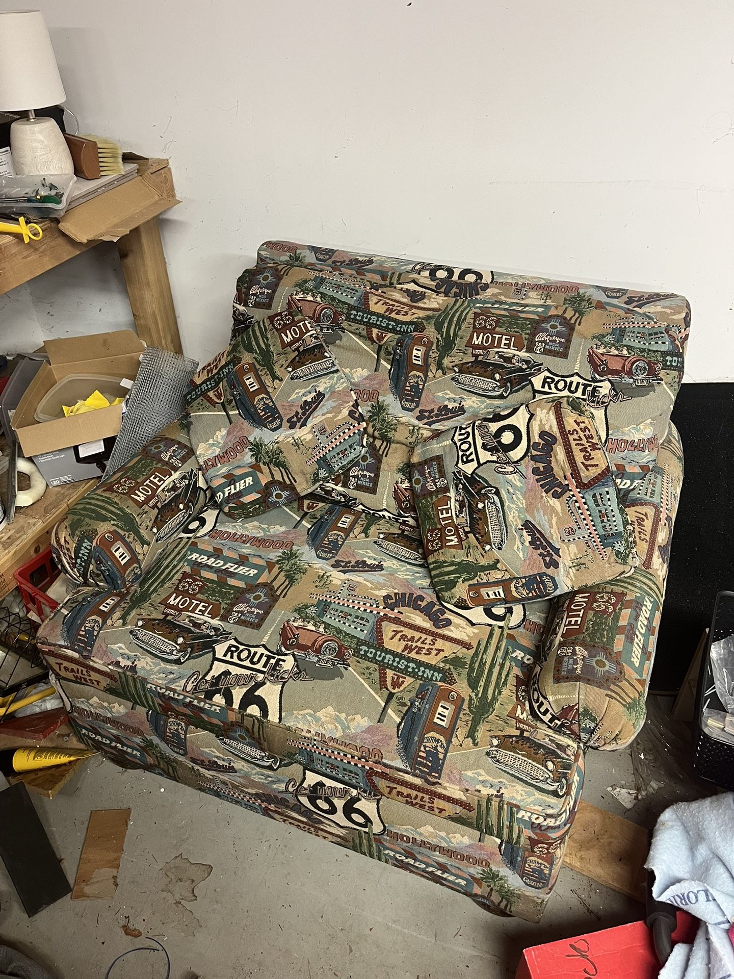 Route 66 Stylized Arm Chair