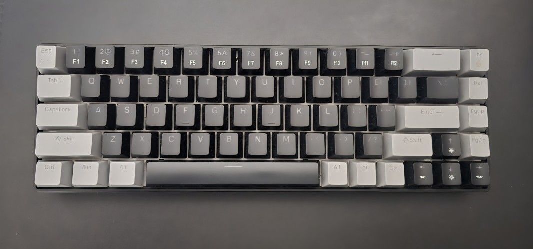 Mechanical Keyboard 60% Compact Size Gaming Keyboard. Lightly Used. Black