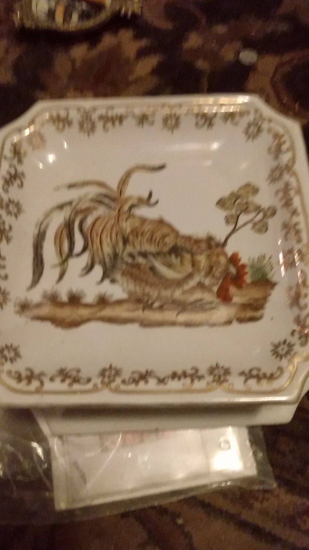 Vintage Rooster plates