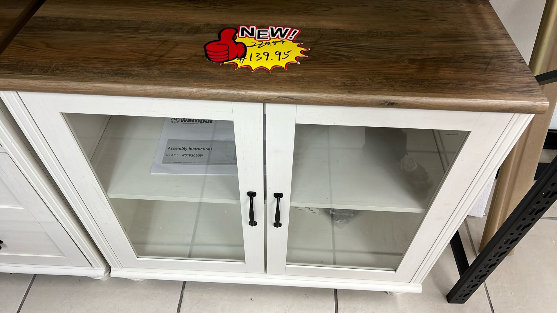 Cabinet tv stand