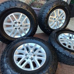 16" NISSAN PATHFINDER FRONTIER XTERRA WHEELS SEMI NEW TIRES!!!