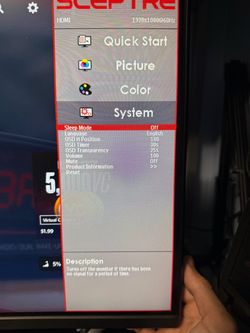 Sceptre monitor