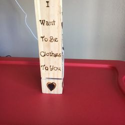 Valentine Clothespin