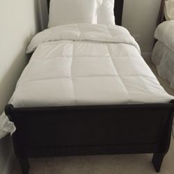 3pc. Black Twin Bed 
