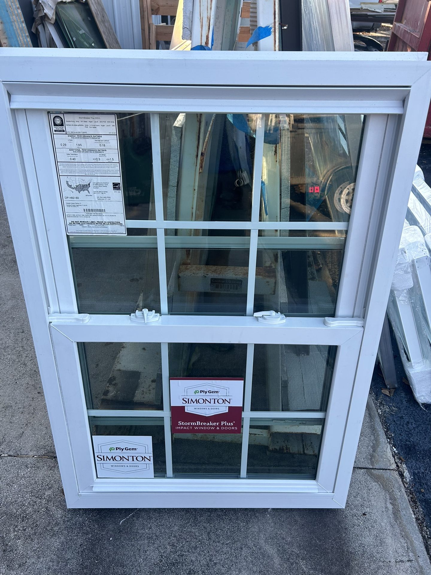 37“ X 84“ Hurricane Impact Window Hundred Dollars