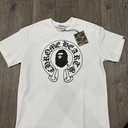 Chrome hearts, bape tee size L