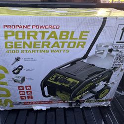 Sun Joe 4100 Watt Propane Powered Portable Generator  
