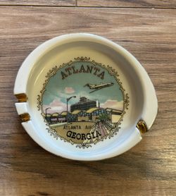 Vintage Atlanta Airport Ashtray