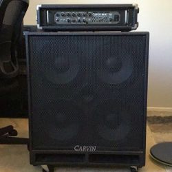Carvin BX 500 Bass Amplifier With BRX 10.4 professional Bass Enclosure