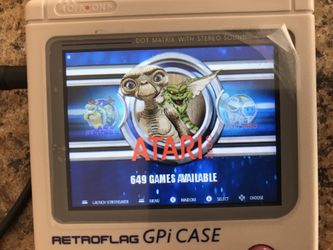 RetroPi palm game machine, 800 arcade games with carrying pouch