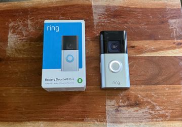 Ring Battery Doorbell Plus, Head-to-Toe HD+ Video  (Battery) / Ring No drill mount included