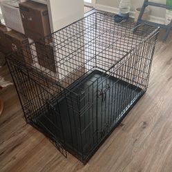 Large Dog Crate - 2 Doors!