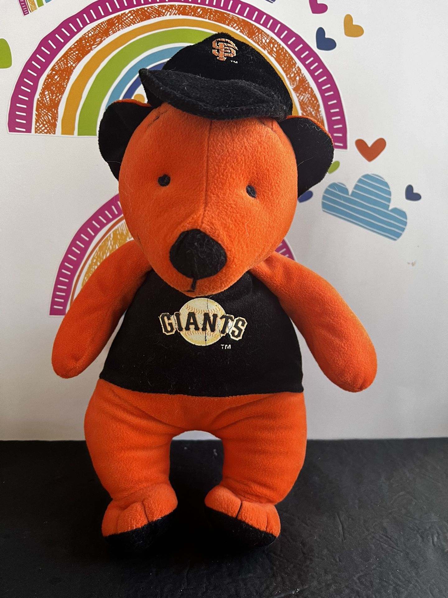 MLB GIANTS TEDDY BEAR 14 INCH! EXCELLENT CONDITION