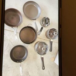 Pots and Pans Various Sizes