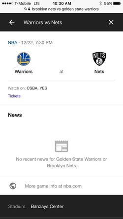 Golden state vs bk nets