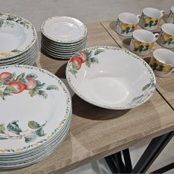 Set Of Never Used Plates And Cups.