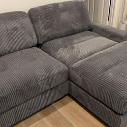 New 90x66 Sectional Couch / Free Delivery