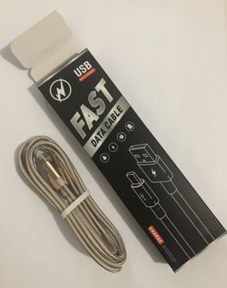 Iphone 5,6,7,8,9,x,xs 2meter lightning fast charging cable