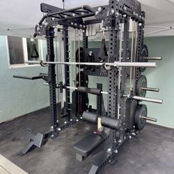 All In One Home Gym- Squat Rack, Functional Trainer, Smith Machine FREE DELIVERY