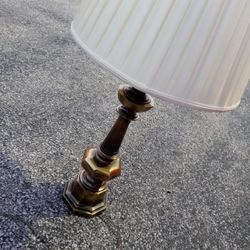 Vintage Heavy Brass Table Lamp