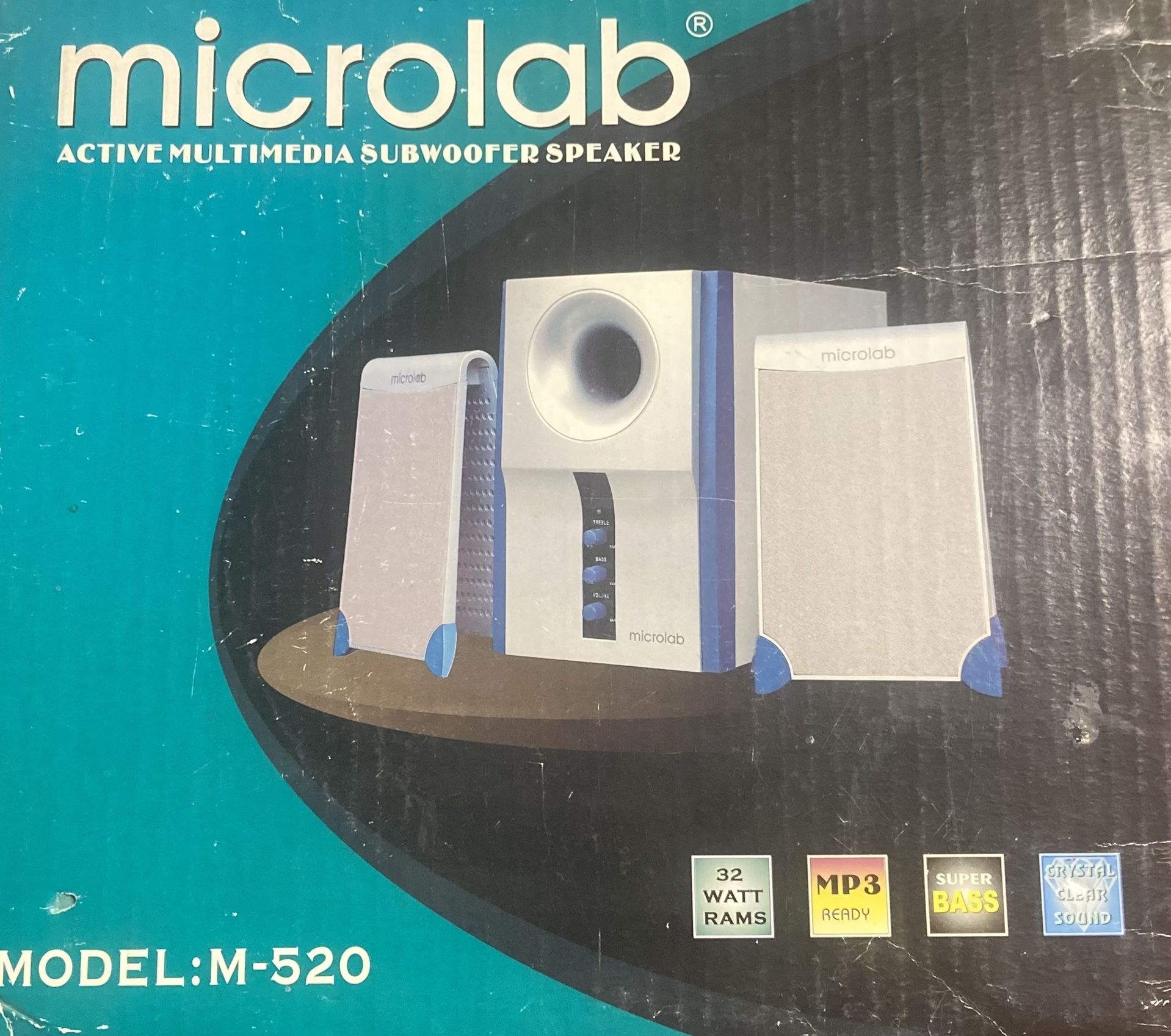 MicroLab Speaker System M-520 With Subwoofer