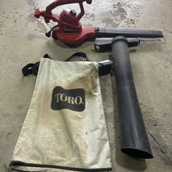 Toro Electric Leaf Blower And Vacuum 
