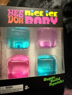 Nee Doh Nice Ice Baby Sensory Squish Toys 4-Pack