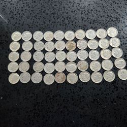 Roosevelt Silver Dimes (50)