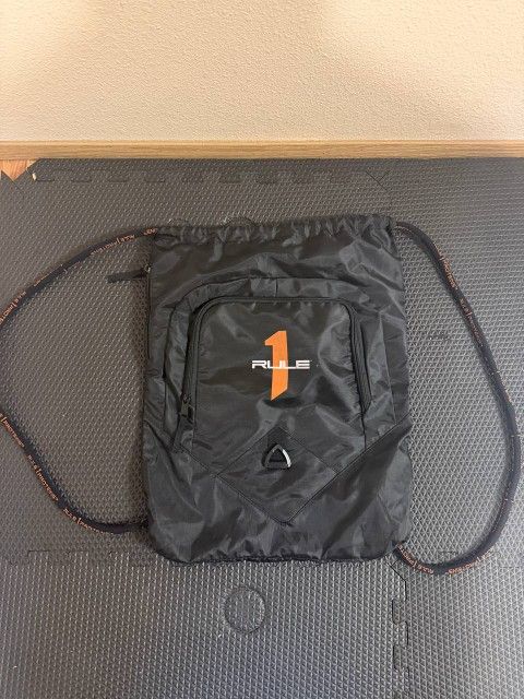 New bag one rule protein fitness backpack gym shoes pockets