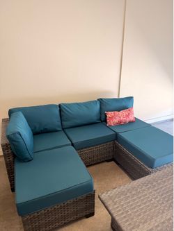 Outdoor Wicker Patio Set