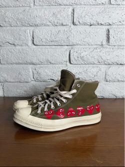 Men’s Size 9 COMME des Garcons Play Converse