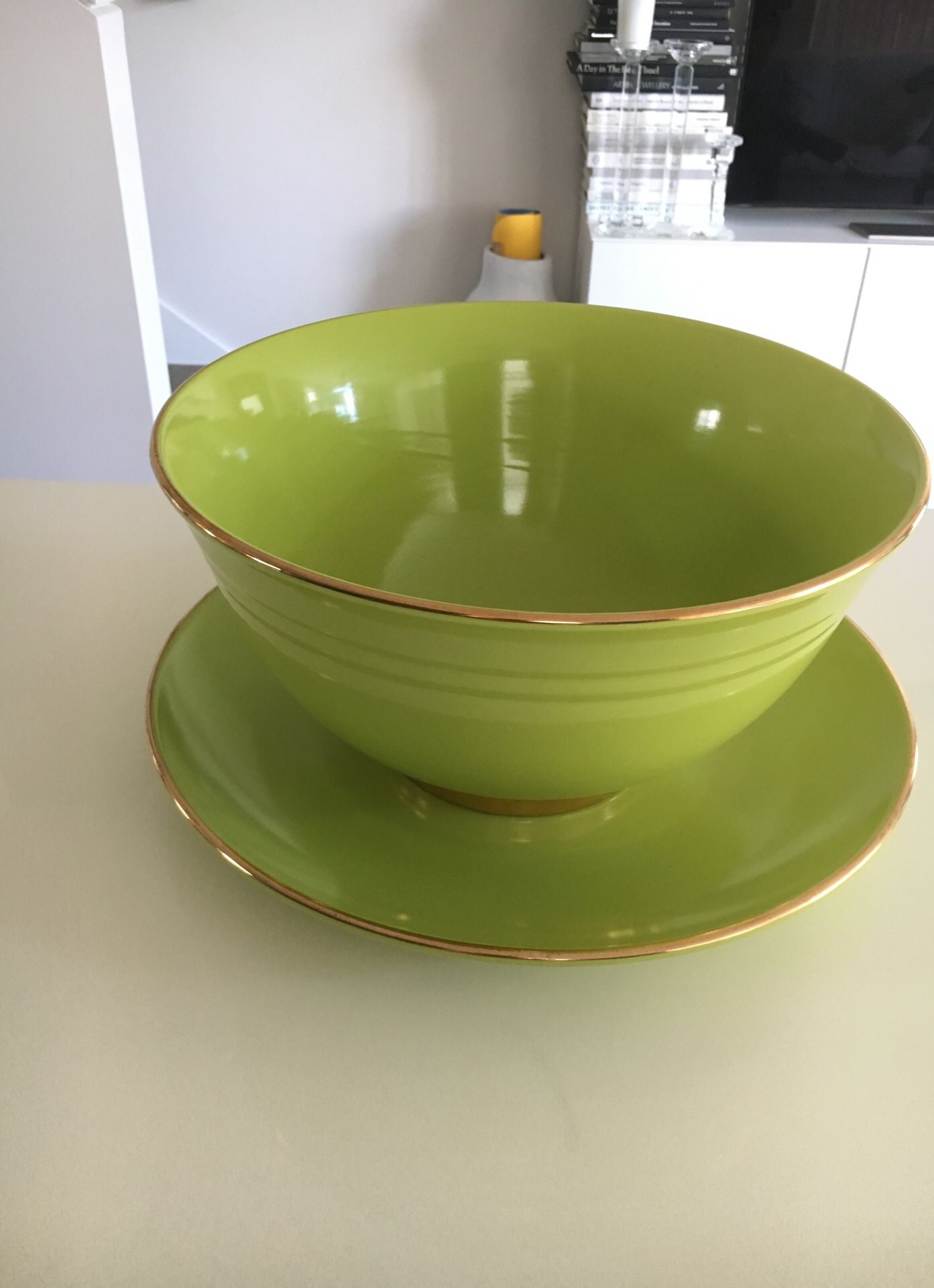 Serving bowl and platter